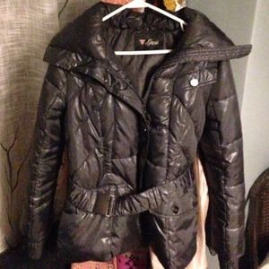 Grey Belted G by Guess coat