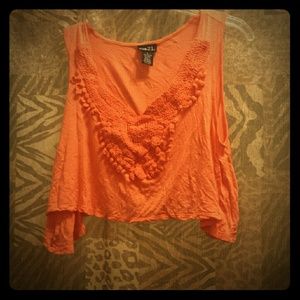 Orange Rue 21 crop top
