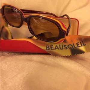 French handmade frames...purple, red, yellow