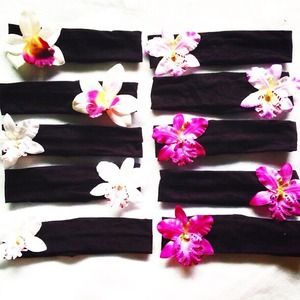 Orchid headband