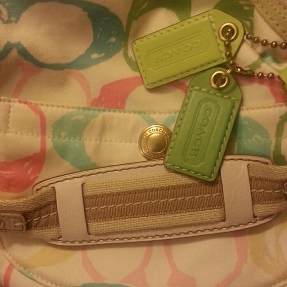 Coach pastel handbag - Picture 8 of 8