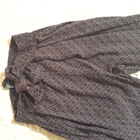 ZARA Printed Harem Pants