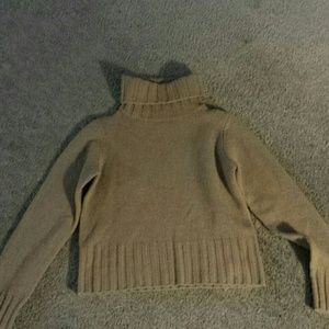**REDUCED** Crew camel turtleneck sweater