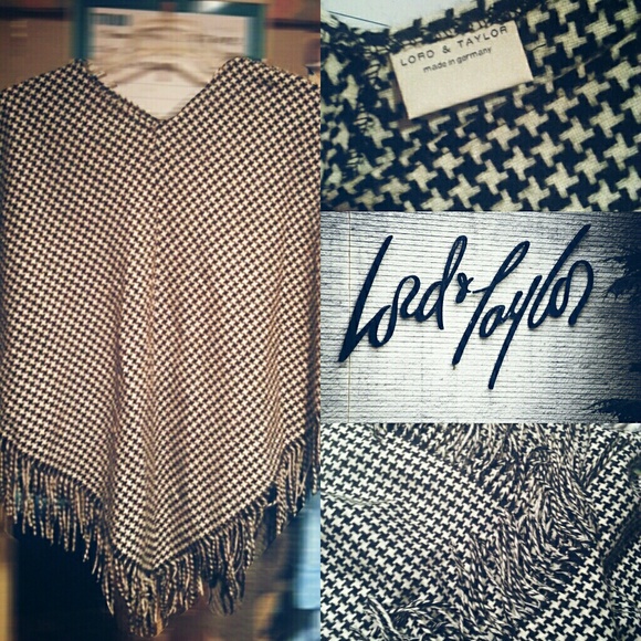 Beautiful Plaid Poncho