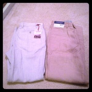 🎄🎅NWT Daniel Cremieux 100% Linen Dress Pants