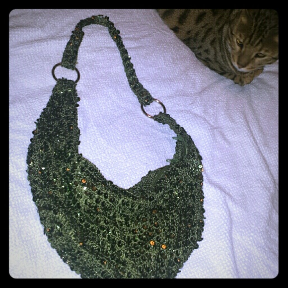 Aldo  glitzy slouchy handbag