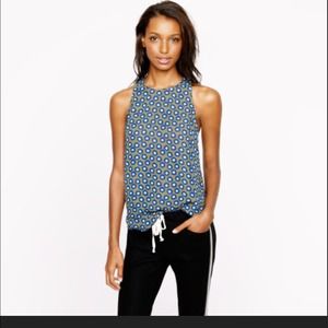 J.Crew
Blue Racer Tank in Square Dot. Size 4.