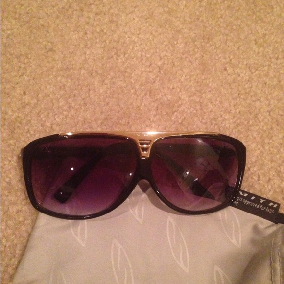 Designer black sunglasses