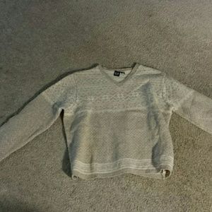 *REDUCED Gap camel and cream fair isle sweater