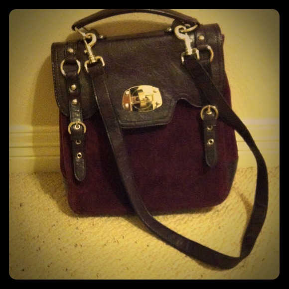 Big, Purple, Cross Body/Shoulder Purse