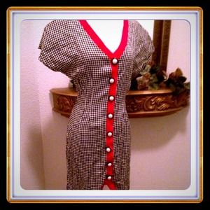 Vintage Checkered Dress.. Never Worn...