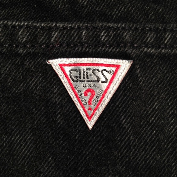 vintage guess high waisted  jeans, gray