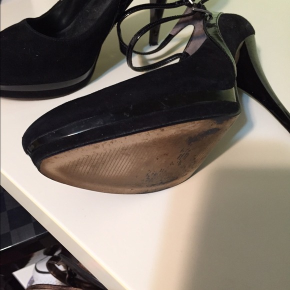 Faux suede pumps - Picture 3 of 3