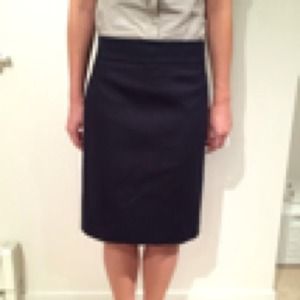 BNWT J. Crew navy pencil skirt