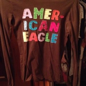 Long sleeve American eagle shirt