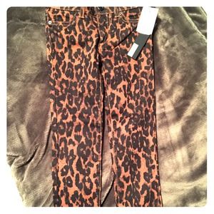 Children's Joes skinny jeans in leopard print