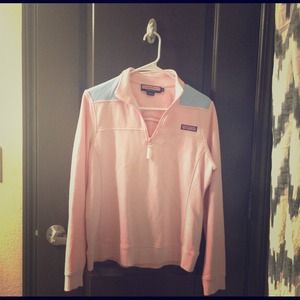 Vineyard Vines VV shep shirt pink and blue classic