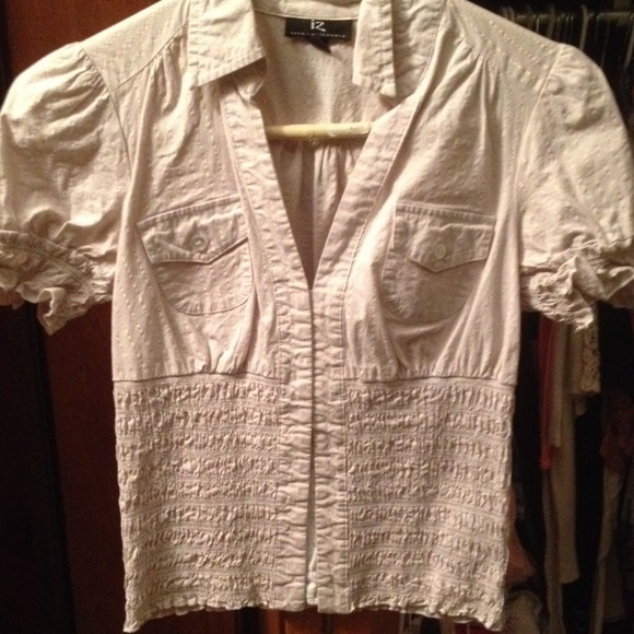 Beige and gold dress tee, Byer California