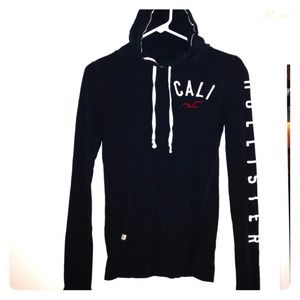 Navy Blue Hollister Sweat shirt
