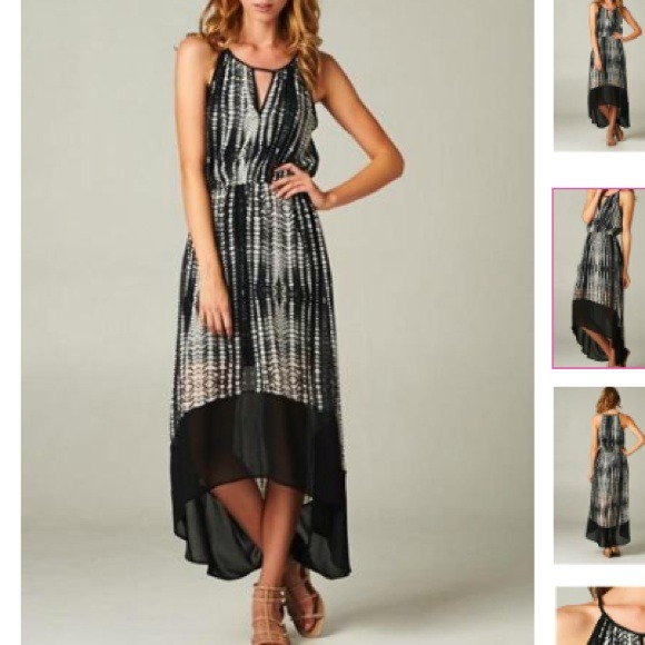 Dresses & Skirts - Smudge Print Hi Lo Dress