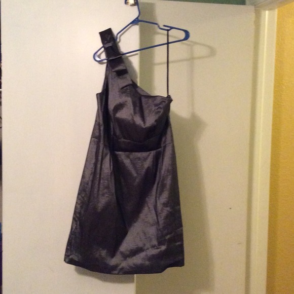Dark gray cocktail dress