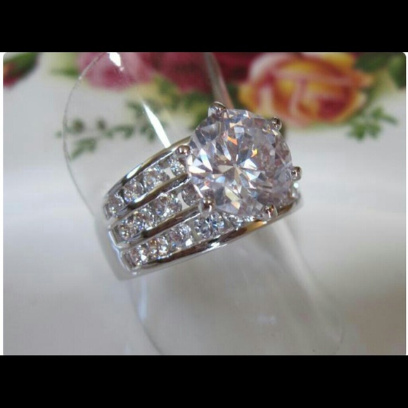 7.5 Carat Diamond Engagement Ring CZ