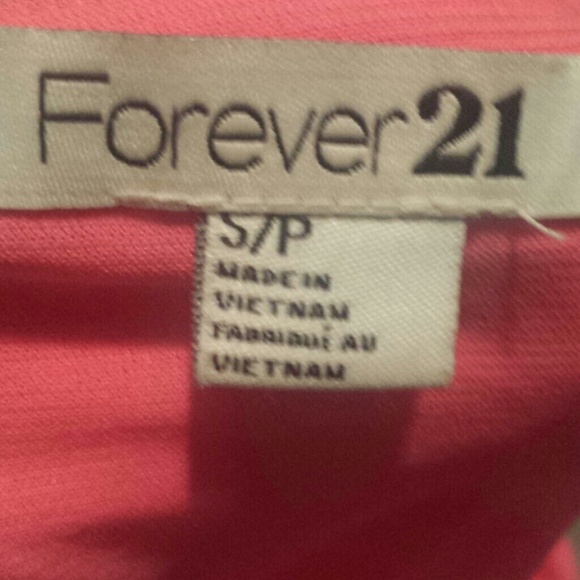 Forever 21 Neon Pink Dress Size S/P - Picture 4 of 4