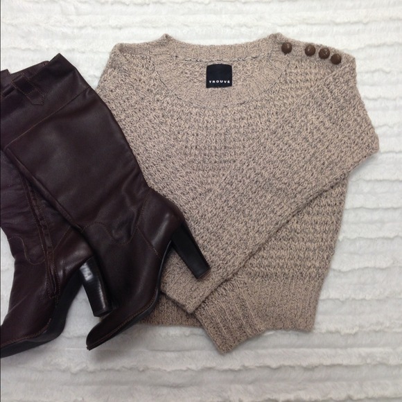 Trouvé Marled Knit Sweater