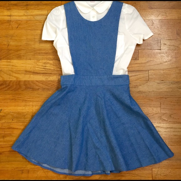 ASOS - Zack Dungarees Denim Dress