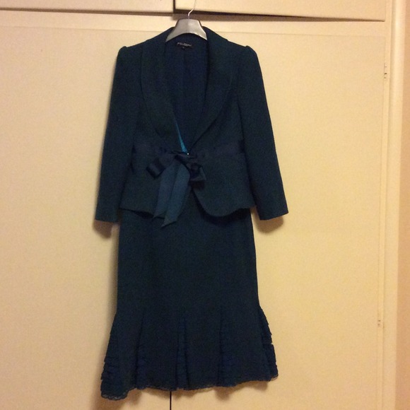Betsey Johnson Teal Suit