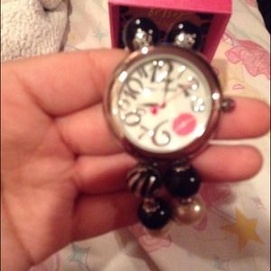 Betsey Johnson watch braclet used once