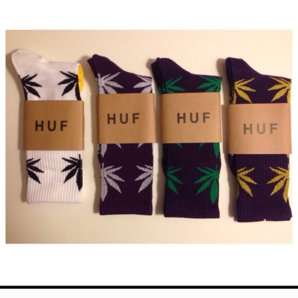 4 pairs of Huf socks