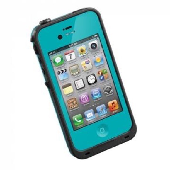 Turquoise iPhone 5 Life proof case