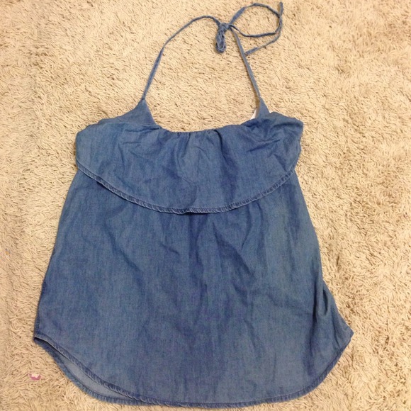 Denim GAP Halter Top