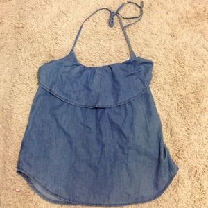 Denim GAP Halter Top
