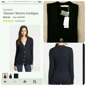 ***SOLD*** Brand new Tory Burch simone cardigan