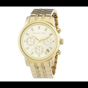 Lightly used Michael Kors gold watch