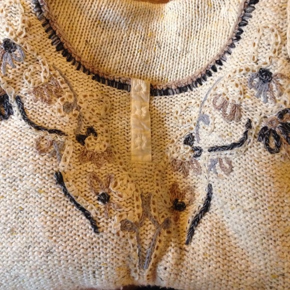 FP embroidered hooded knit sweater - Picture 2 of 4