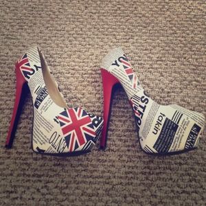SEXY RED, BLACK, & WHITE High heels!
