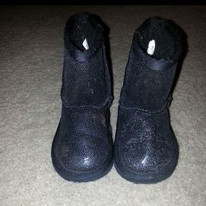 Toddler sequin boots