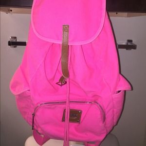 Hot pink Victoria's Secret backpack!
