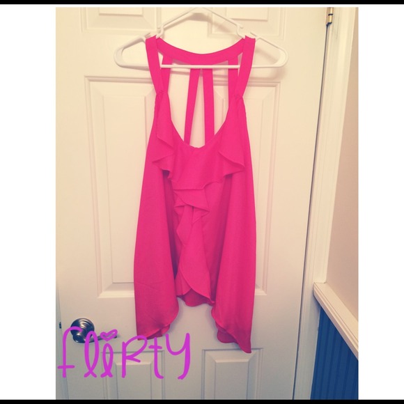 Forever 21 XL Hot Pink Blouse
