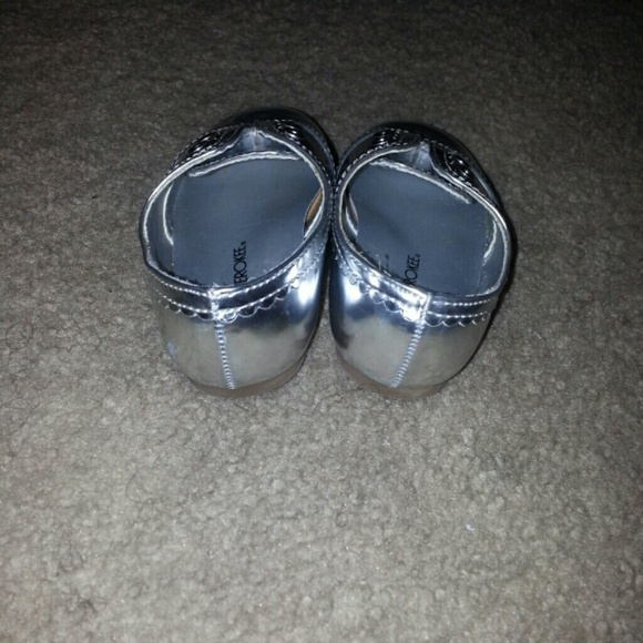 Silver toddler oxfords - Picture 3 of 3
