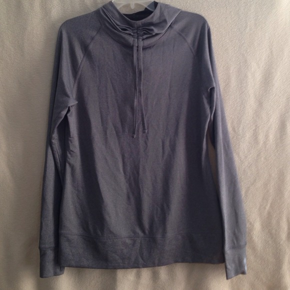 Gray active hoodie