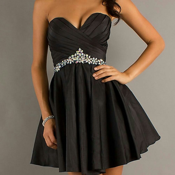 Alyce corset back dress