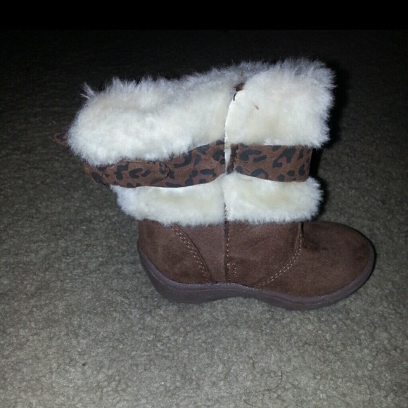 NWOT leopard toddler boots - Picture 1 of 5