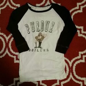 SOLD Purdue fitted baseball tee