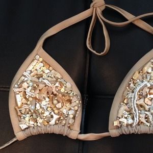 Victoria's Secret Beaded Bikini Top