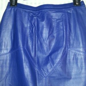Leather skirt