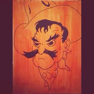 Pistol Pete painting made by me!